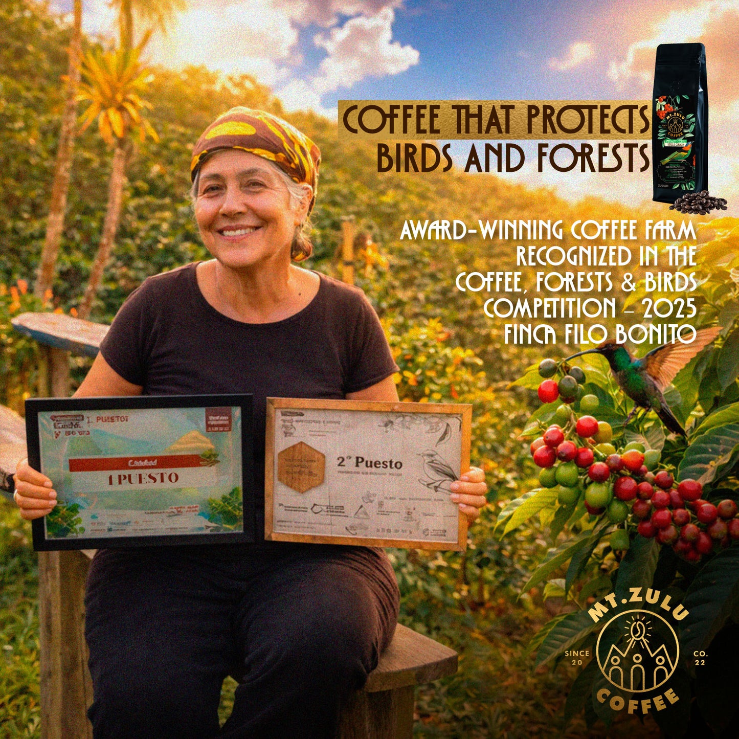 Castilla Naranjal – Single Origin Colombian Coffee | Medium Roast | Mt. Zulu Coffee