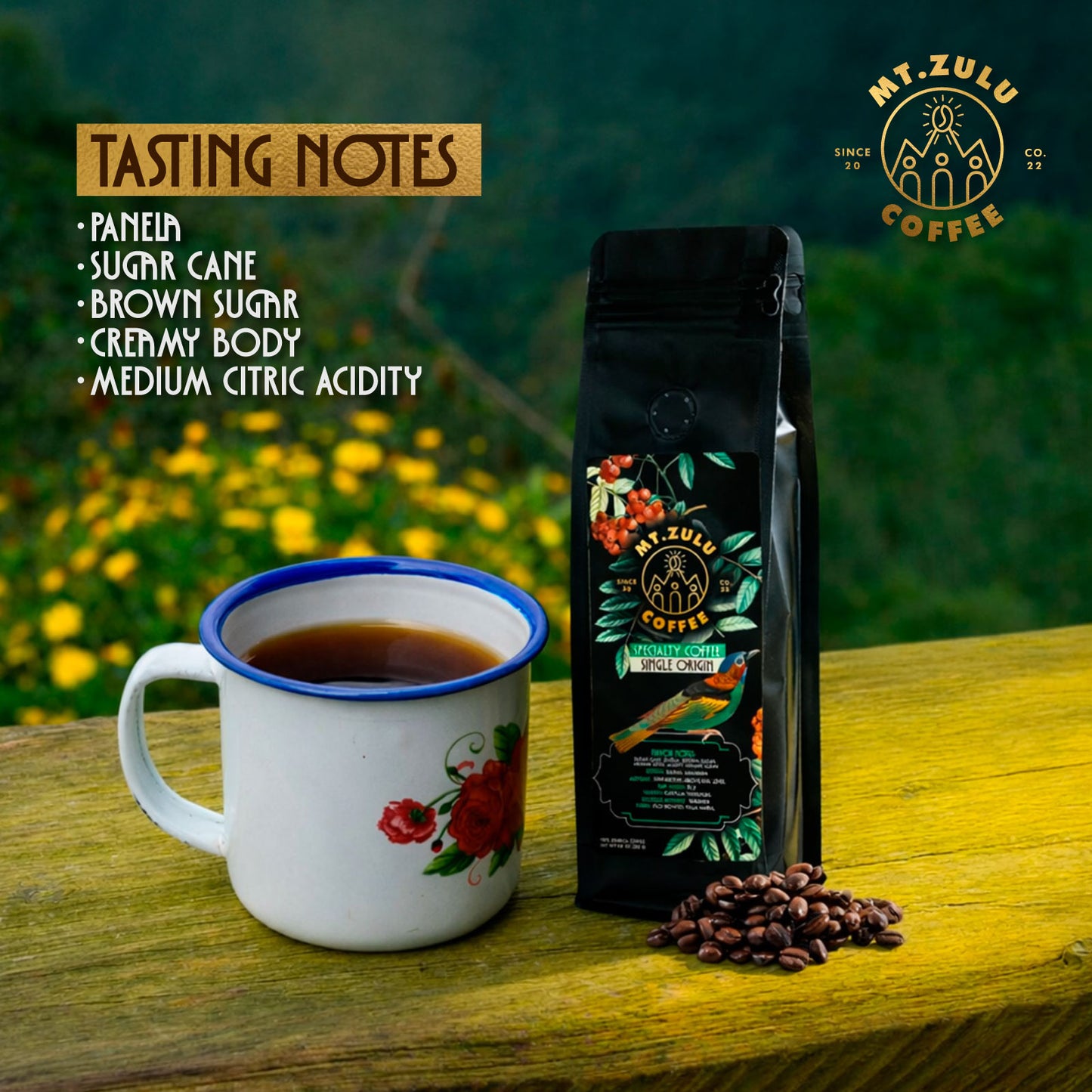 Castilla Naranjal – Single Origin Colombian Coffee | Medium Roast | Mt. Zulu Coffee