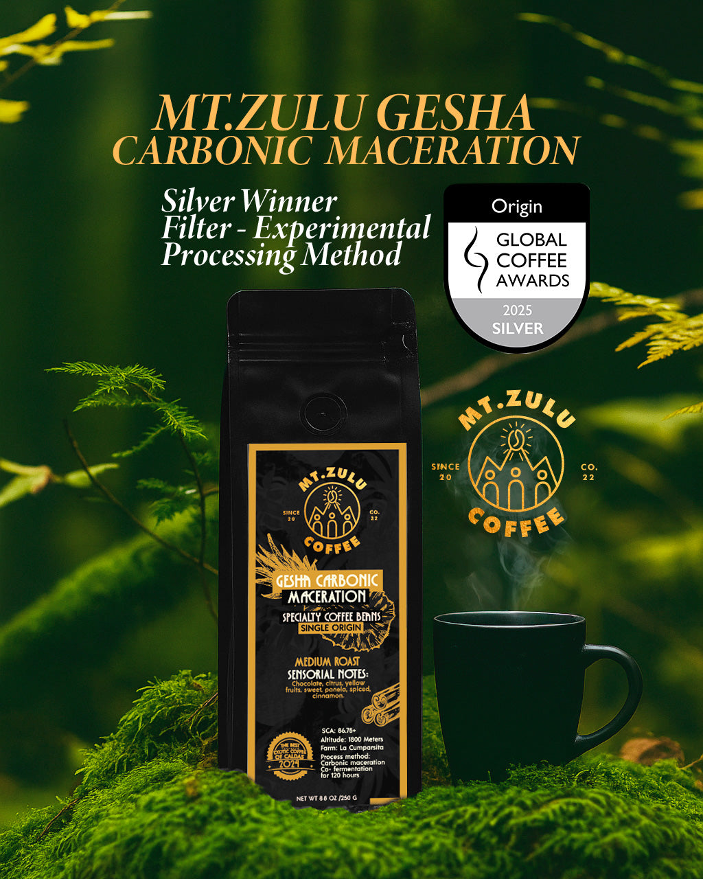 Gesha Carbonic Maceration | Anaerobic Experimental Process – Mount