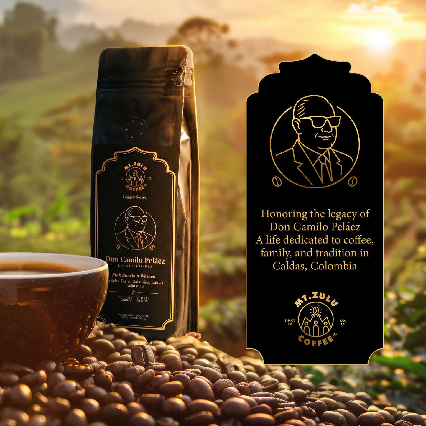 Don Camilo Peláez Legacy Coffee | Pink Bourbon | Washed