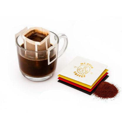 Café de filtro individual – Paquete de 4 unidades precargadas, variedad colombiana, café de especialidad de origen único