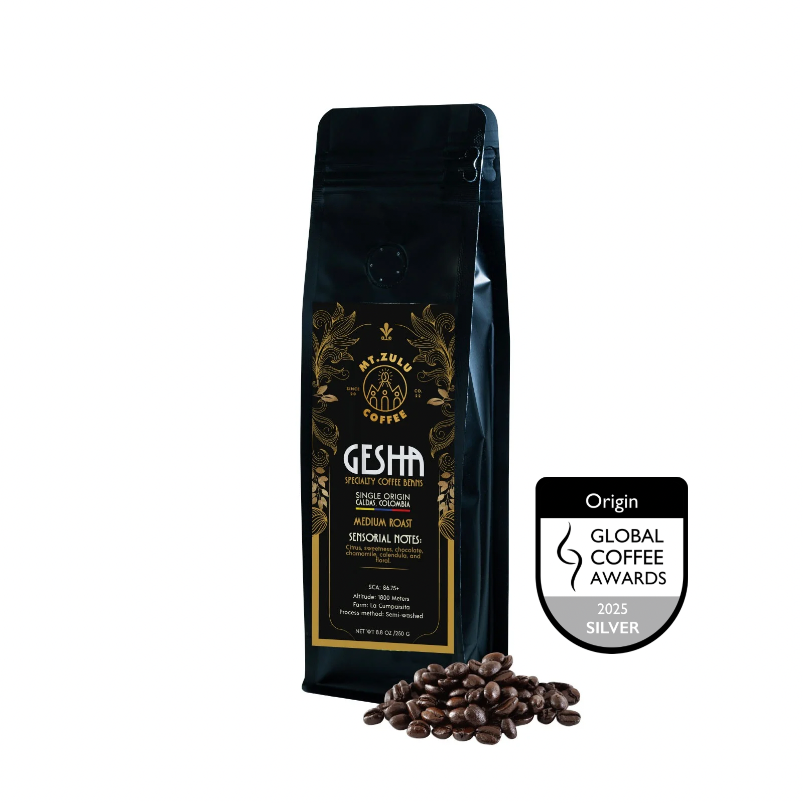 Gesha Semi-Washed | Honey Process – Mount Zulu Coffee