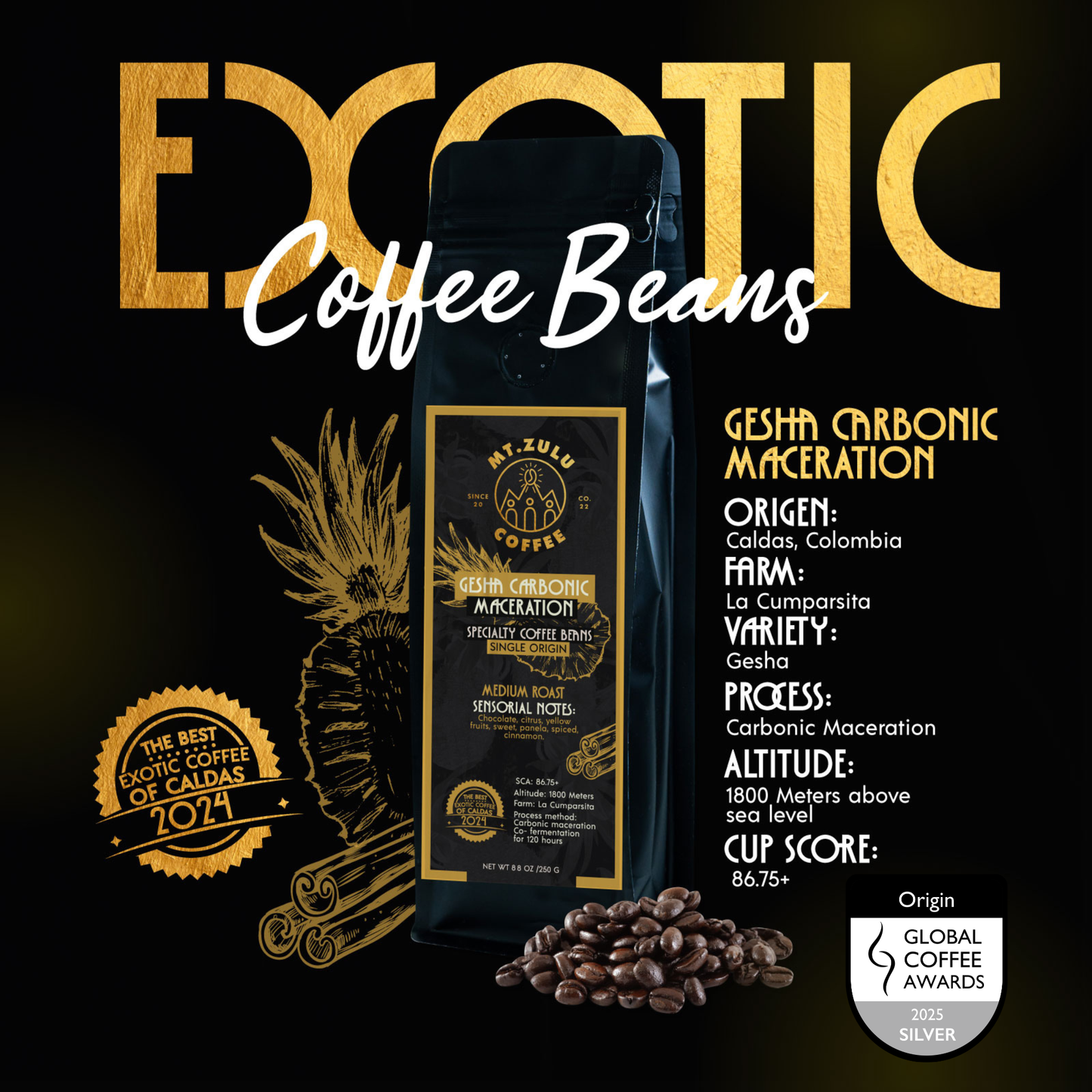 Gesha Carbonic Maceration - Whole beans