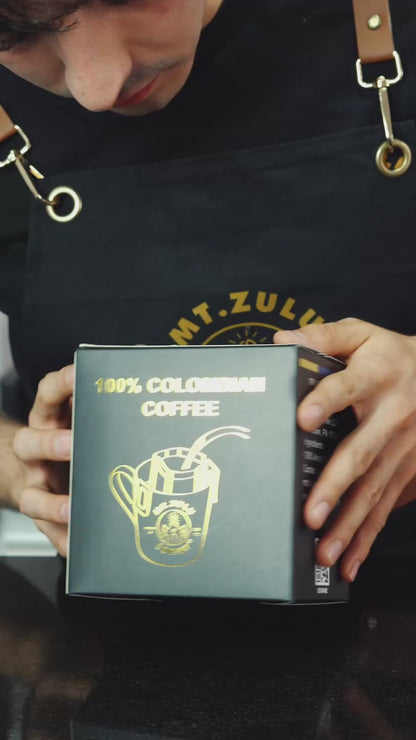 Gourmet Colombian Drip Coffee | 10 Single-Serve Drips